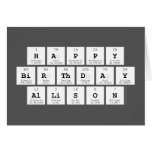 Happy
 Birthday
 Allison  Greeting/note cards