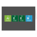 Aleem  Greeting/note cards