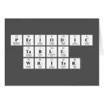 Periodic
 Table
 Writer  Greeting/note cards