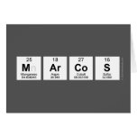 MARCOS  Greeting/note cards