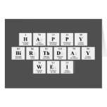 Happy
 Birthday
 Wei  Greeting/note cards