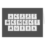 Happy
 Birthday
 Allison  Greeting/note cards
