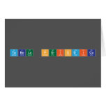 Tabela periodica  Greeting/note cards