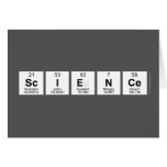 science  Greeting/note cards