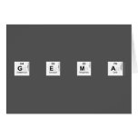 G E M A  Greeting/note cards