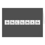 Intelligence  Greeting/note cards