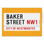 Baker Street  Greeting/note cards