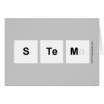 STEM  Greeting/note cards