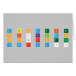 A B C D E F G
 H I J K L M N
 O P Q R S T U
 V W X Y Z ! ?  Greeting/note cards