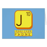 J
 JENNIFER'S
 PHONE  Greeting/note cards