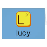 
 L
 lucy  Greeting/note cards