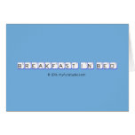 Breakfast In Bed  Greeting/note cards
