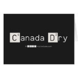 Canada Dry  Greeting/note cards