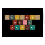 Periodic
 Table
 Writer  Greeting/note cards