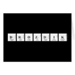 DROZDIK  Greeting/note cards