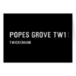 Popes Grove  Greeting/note cards