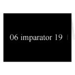 06 imparator 19  Greeting/note cards