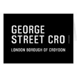 George  Street  Greeting/note cards