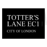 totter's  lane  Greeting/note cards