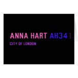Anna Hart  Greeting/note cards