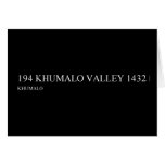 194 KHUMALO VALLEY  Greeting/note cards