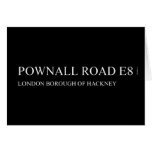 POWNALL ROAD  Greeting/note cards