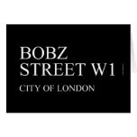 BOBZ Street  Greeting/note cards