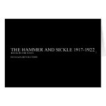 the hammer and sickle  Greeting/note cards