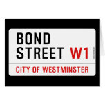 Bond Street  Greeting/note cards