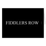 FIDDLERS ROW  Greeting/note cards