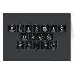 Periodic
 Table
 Writer  Greeting/note cards