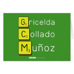Gricelda
 Collado
 Muñoz  Greeting/note cards