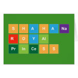 Shahana
 royal
 princess  Greeting/note cards