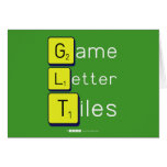 Game
 Letter
 Tiles  Greeting/note cards