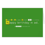 Yeah!!! It's July again. Durotym 13th is clicking    
    Happy birthday in ad..  Greeting/note cards