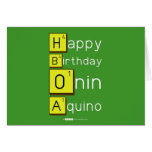 Happy
 Birthday
 Onin
 Aquino  Greeting/note cards