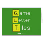 Game
 Letter
 Tiles  Greeting/note cards