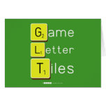 Game
 Letter
 Tiles  Greeting/note cards
