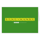 scheikunde  Greeting/note cards