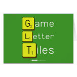 Game
 Letter
 Tiles  Greeting/note cards
