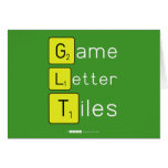 Game
 Letter
 Tiles  Greeting/note cards
