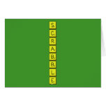 S
 C
 R
 A
 B
 B
 L
 E  Greeting/note cards