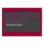 Tiny Thug Street  Greeting/note cards