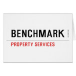 Benchmark  Greeting/note cards