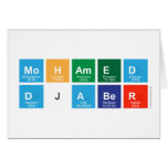 Mohamed
 Djaber  Greeting/note cards