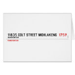 11835 Colt Street Mohlakeng   Greeting/note cards