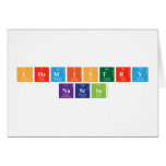 CHEMISTRY
 NASRIN  Greeting/note cards