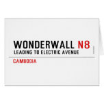 wonderwall  Greeting/note cards