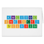 Analytical
 Chemistry
 Techniques  Greeting/note cards