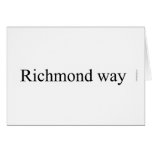 Richmond way  Greeting/note cards